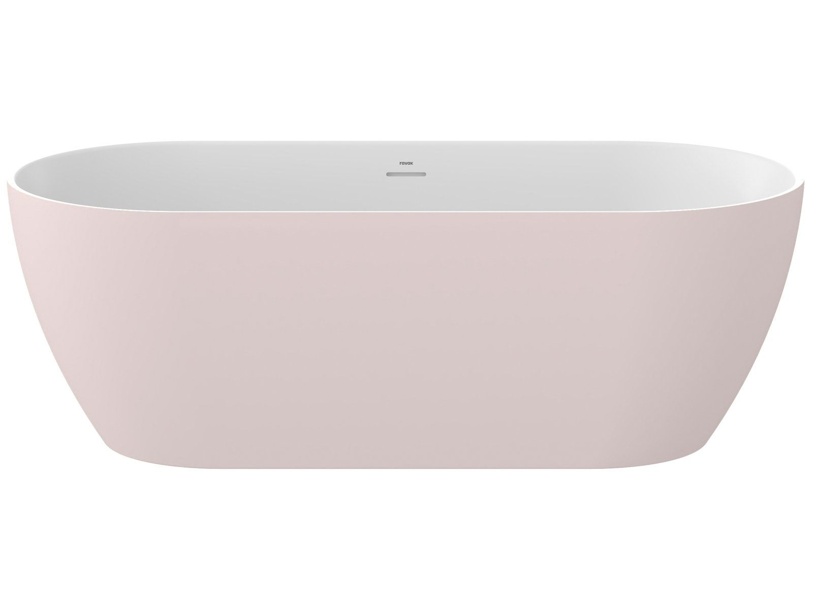Ravak Freedom O Tec Vana volně stojící 170x77 cm, Alabaster Pink/bílá CD41600000