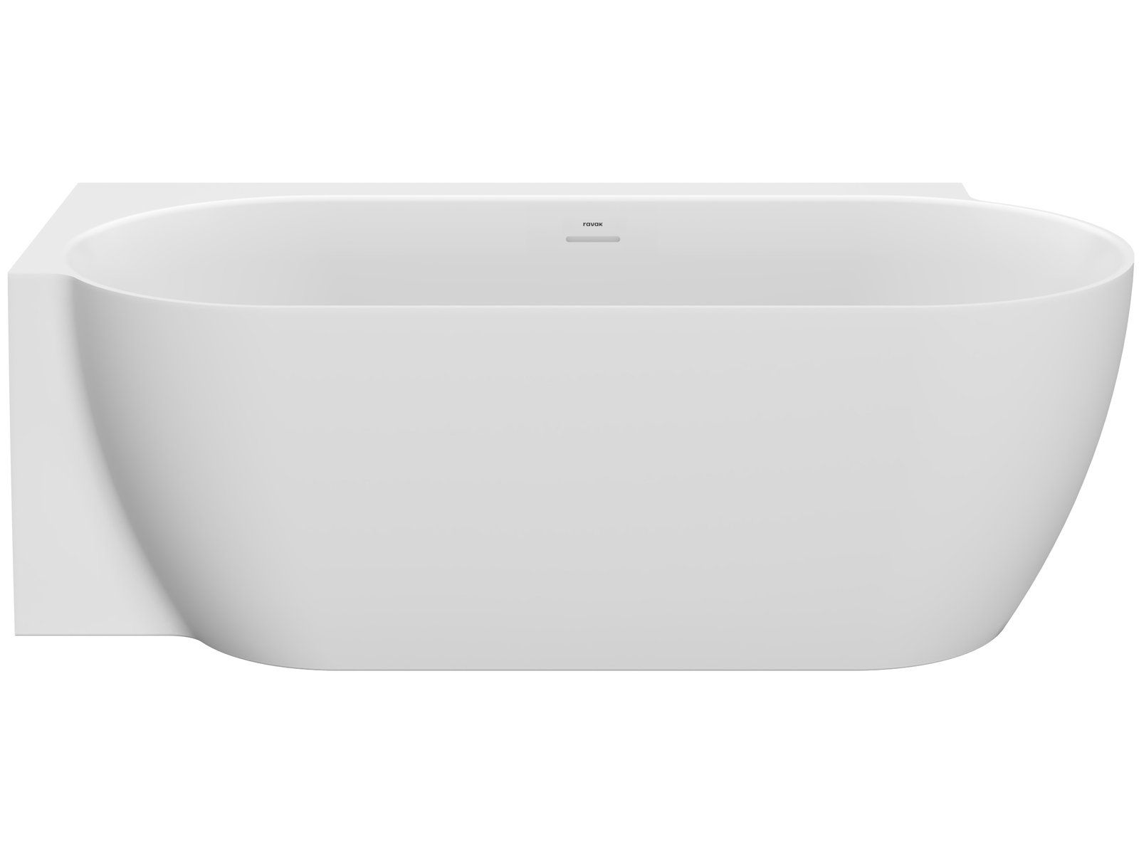 Ravak Freedom Corner II Tec Vaňa 175 × 86 cm, ľavá, biela matná/biela CC91800000