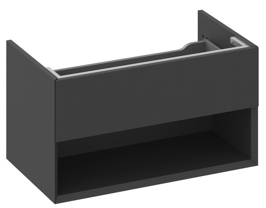 Ravak Lite Skříňka pod umyvadlo 80x45 cm, černá mat X000001862