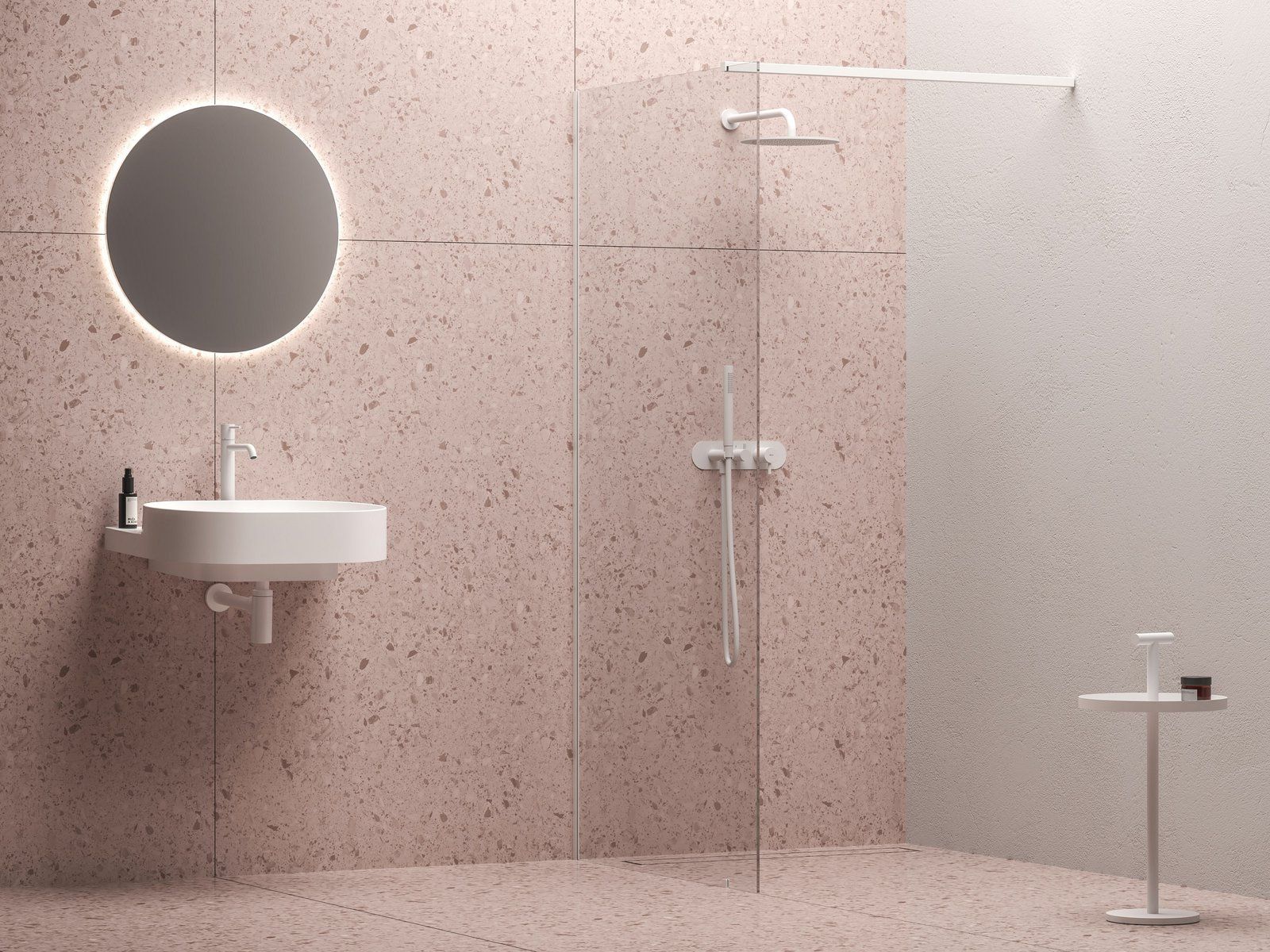 Ravak Walk-In Wall Sprchová stena 150 cm, transparent/chróm Wall Set-150 GW9WP0E0SZ1