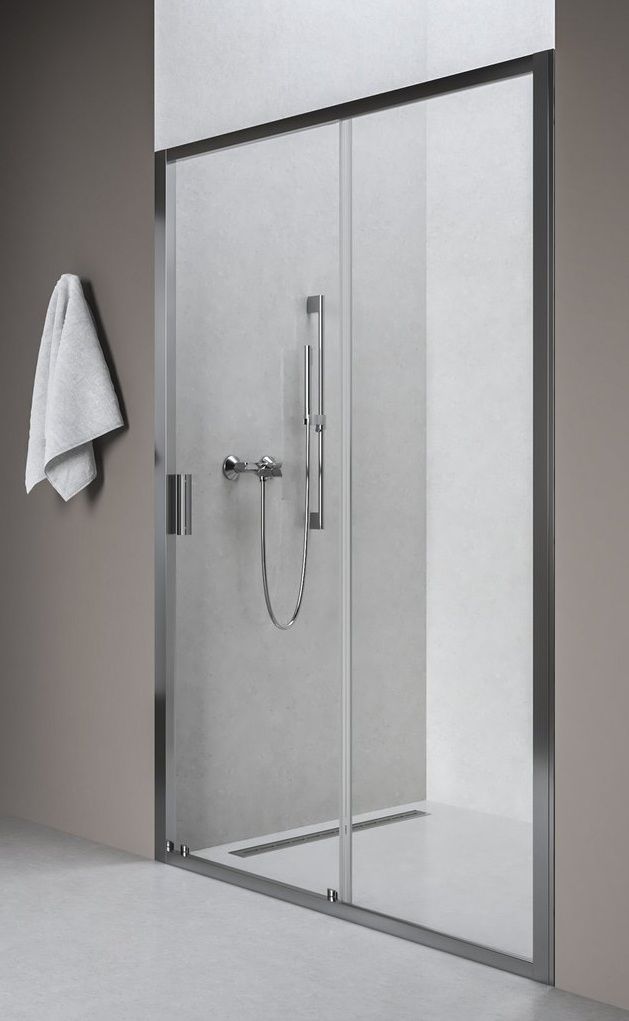 Ravak Blix II Sprchové dvere 110 cm, posuvné, transparentné/Alu lesk NBLDP2-110 0PMD0C00Z1