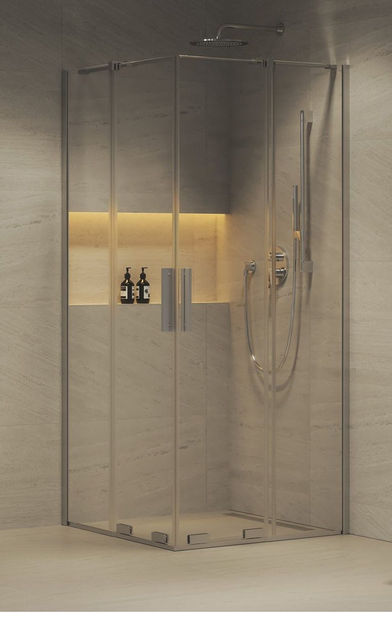 Ravak Roll Sprchový kút 80 x 80 cm, trasparent/ALU X14V40C00Z1