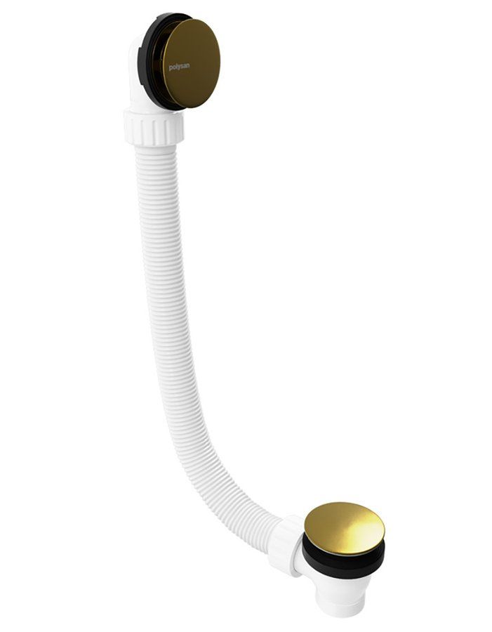 Polysan Vaňová súprava 30-120 cm, click-clack, zlatá 71858.90