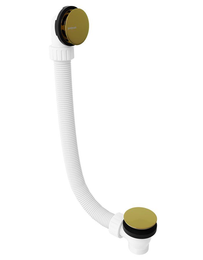 Polysan Vaňová súprava 30-120 cm, click-clack, zlatá matná 71858.91