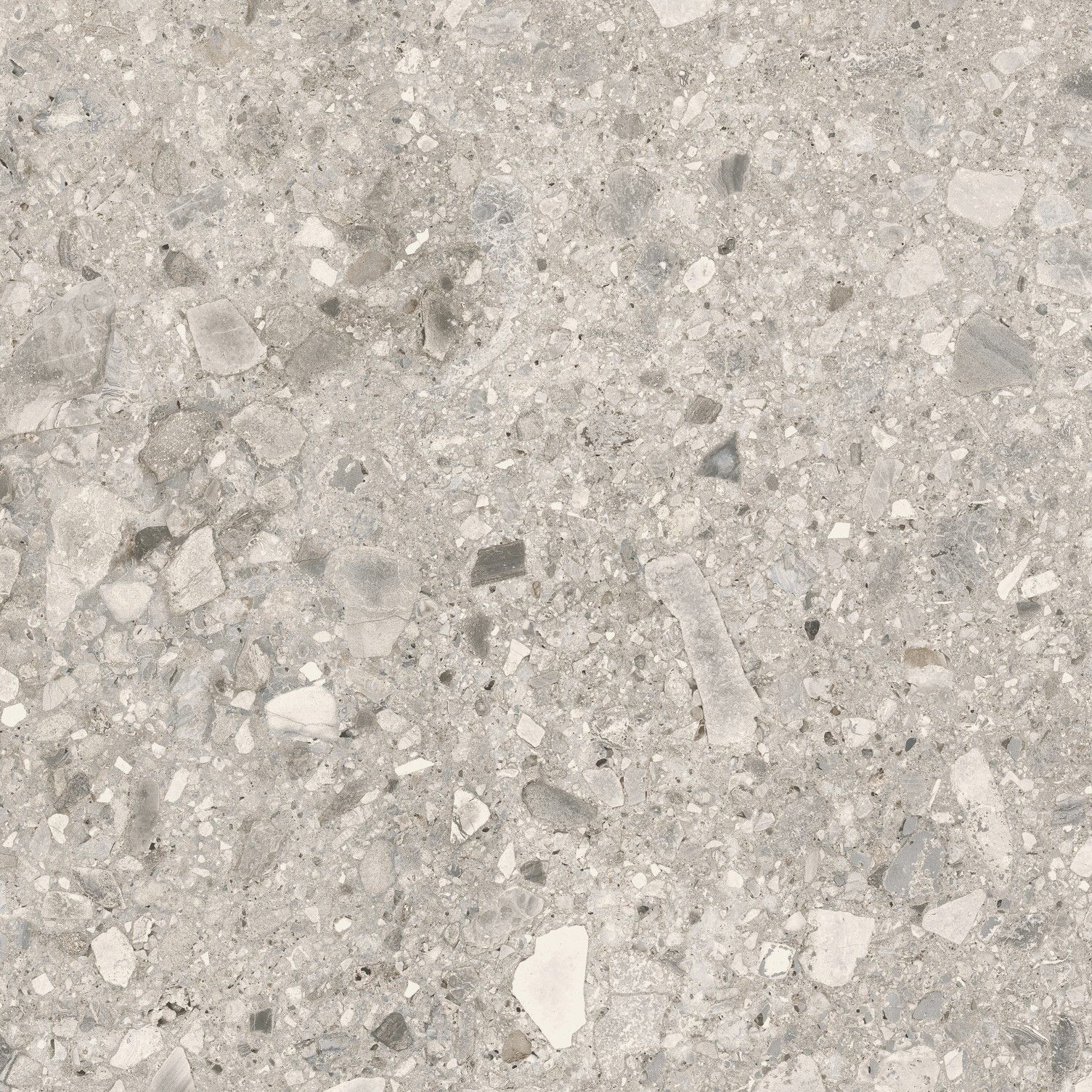 EBS Terrazzo Stone dlažba 60x60 cold grey mat rekt.