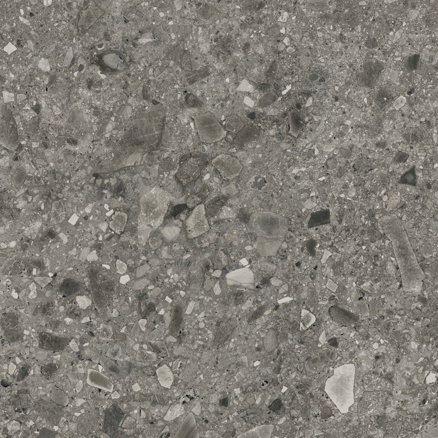 EBS Terrazzo Stone dlažba 60x60 grey mat rekt.