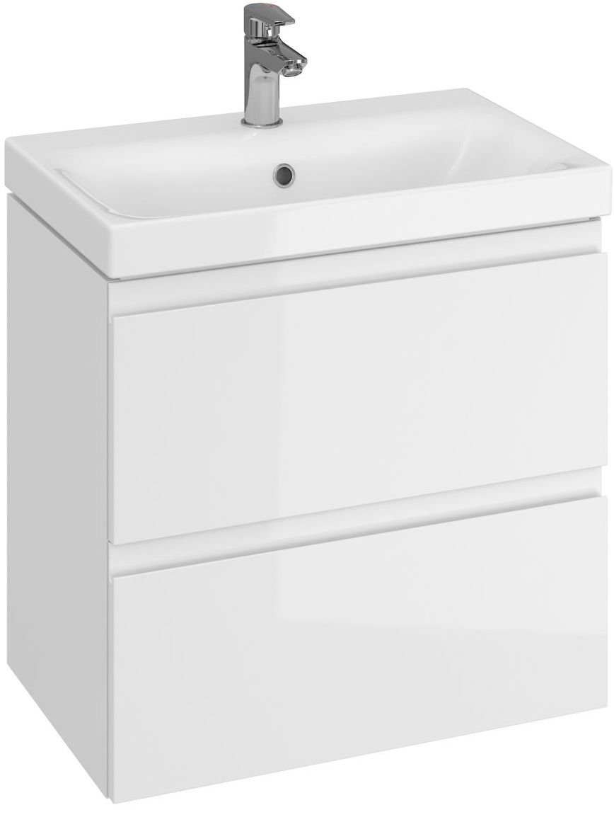 Cersanit Moduo Skrinka s umývadlom 60 cm, znížená hĺbka skrinky, biela S801-227-DSM