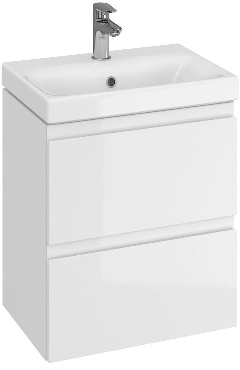 Cersanit Moduo Skrinka s umývadlom 50 cm, znížená hĺbka skrinky, biela S801-229-DSM