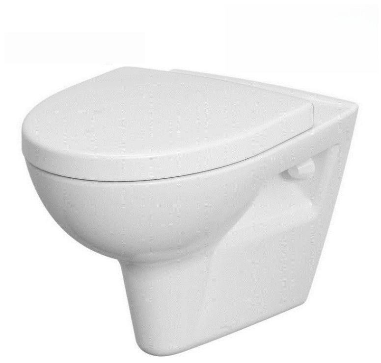 Cersanit Parva WC závěsné CleanOn včetně sedátka Soft Close, duroplast, bílá K701-015