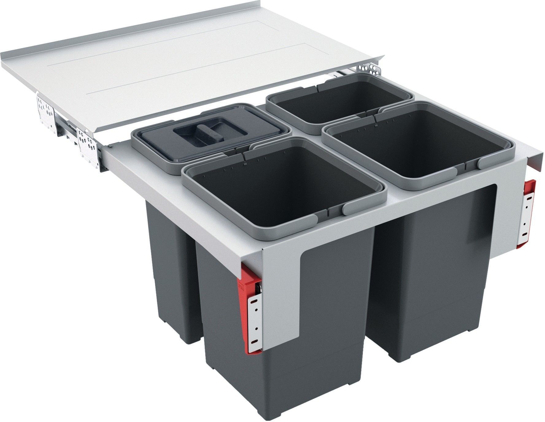 Franke Garbo 60-4 121.0200.676 Kuchynský triedič, 2x 8 l, 2x 12 l