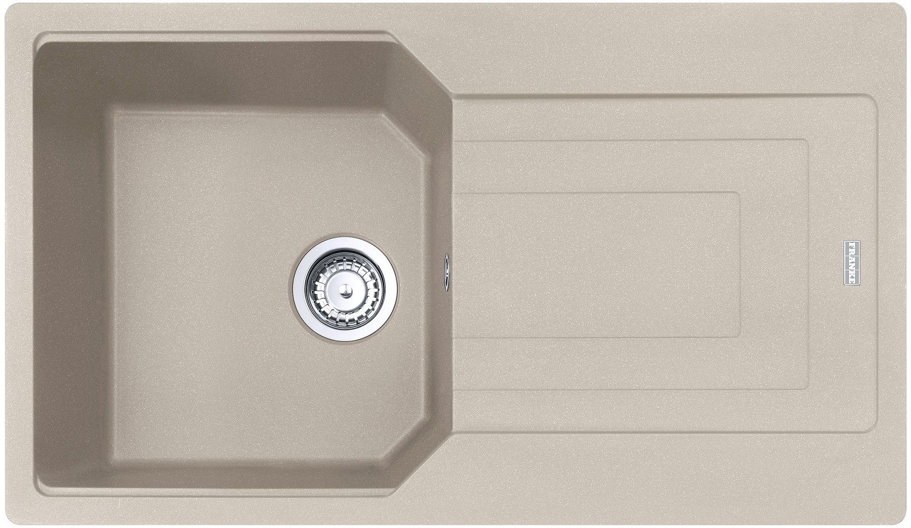 Franke Urban UBG 611-86 Granitový drez s odkapávačom, obojstranný, 50x86cm, sahara, 114.0700.114