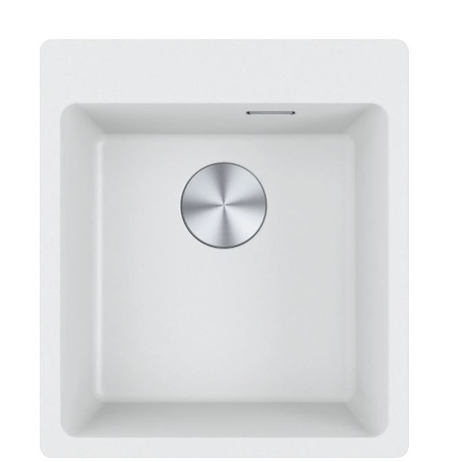 Franke Maris MRG610-39FTL Granitový drez bez odkvapkávača, 41x51cm, biely led, 114.0661.447