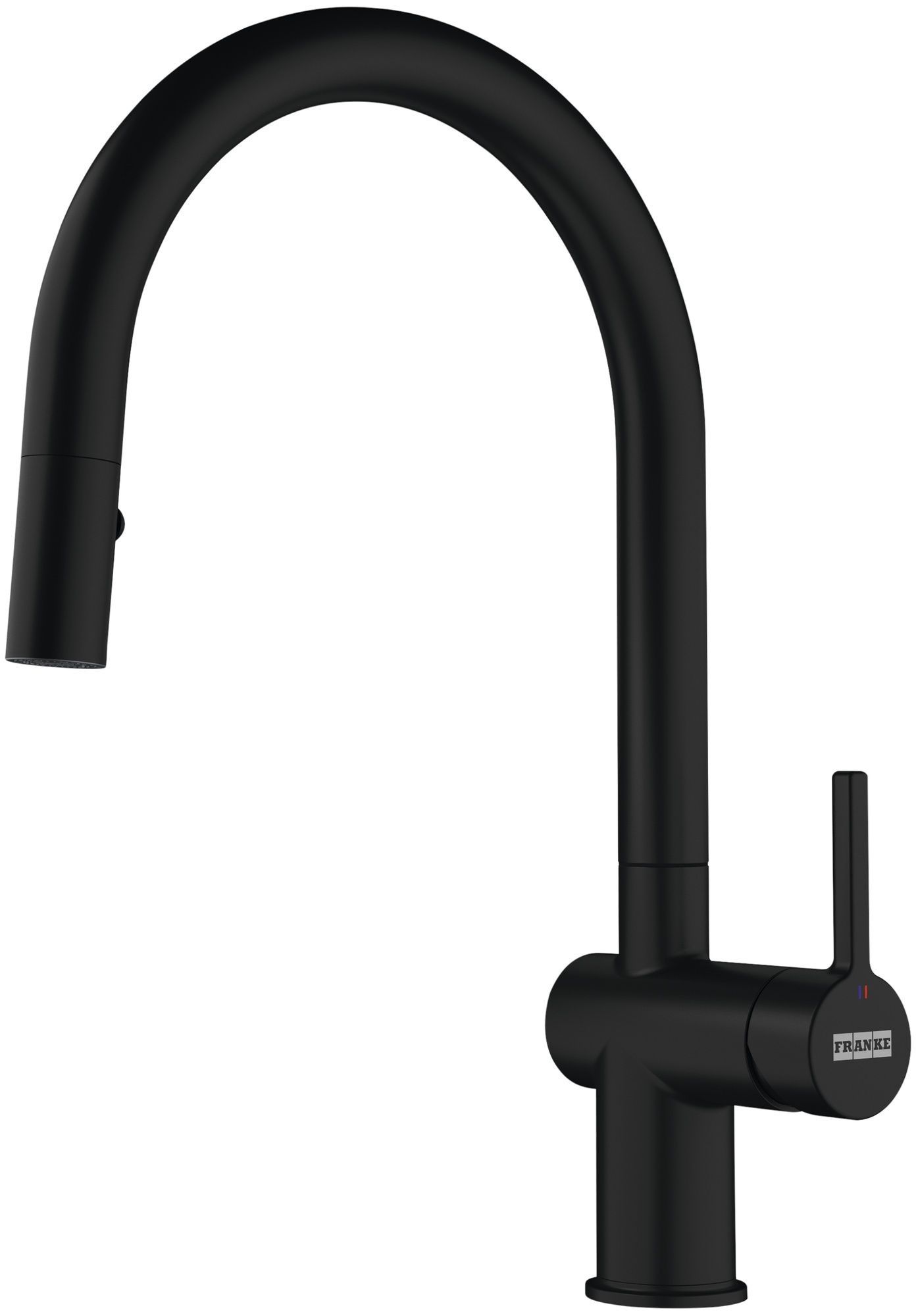 Franke Active New Batéria sady s sprchou, matná čierna, FN 4090.901
