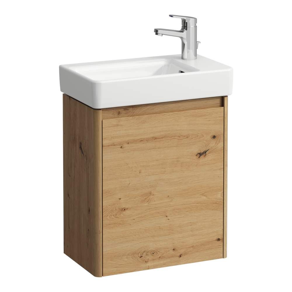 Laufen Base 2.0 Skříňka pod umyvadlo 46 cm, závěsy vpravo, divoký dub H4112321082671