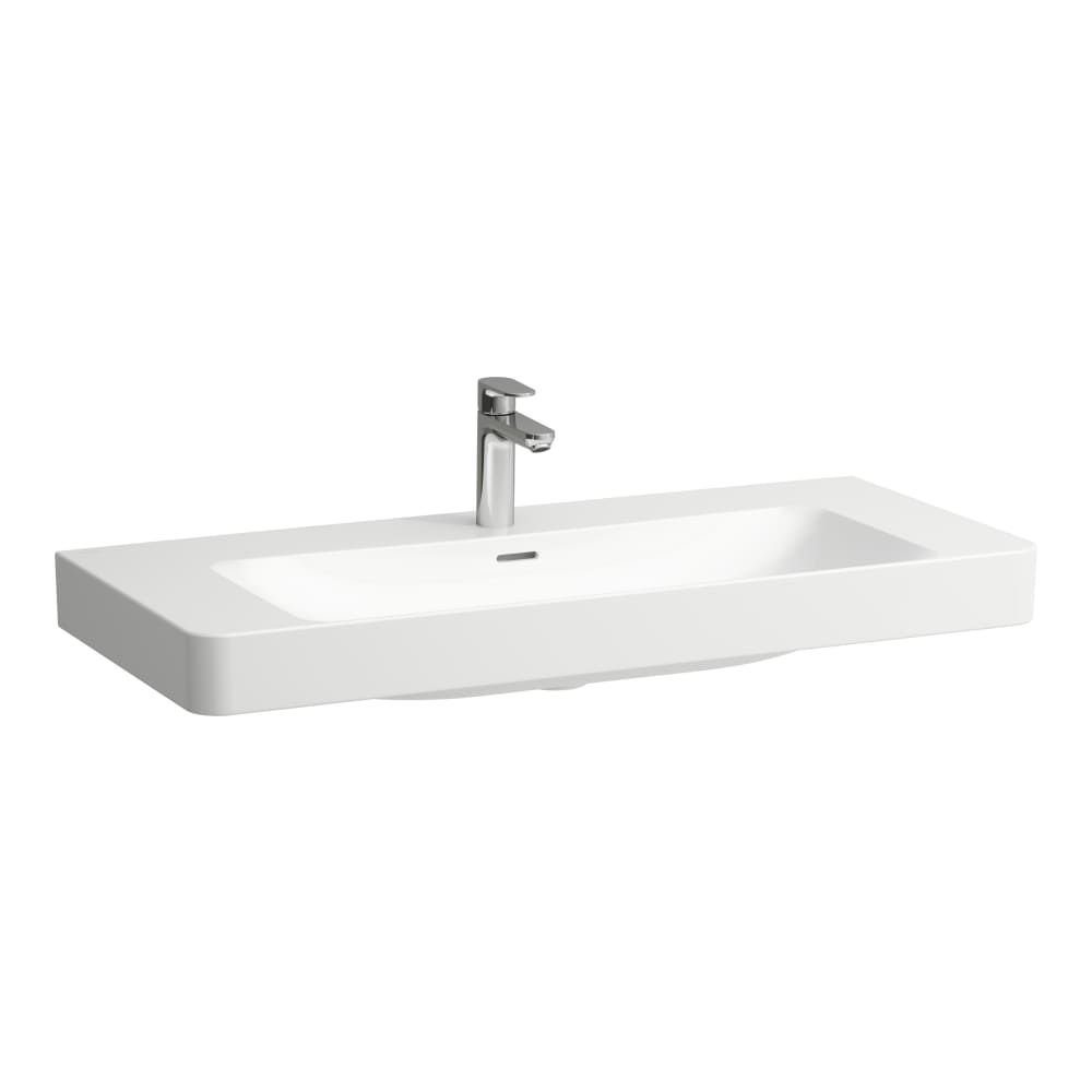Laufen Pro X Umývadlo 105 cm, brúsená spodná časť, biela matná H8168697571041