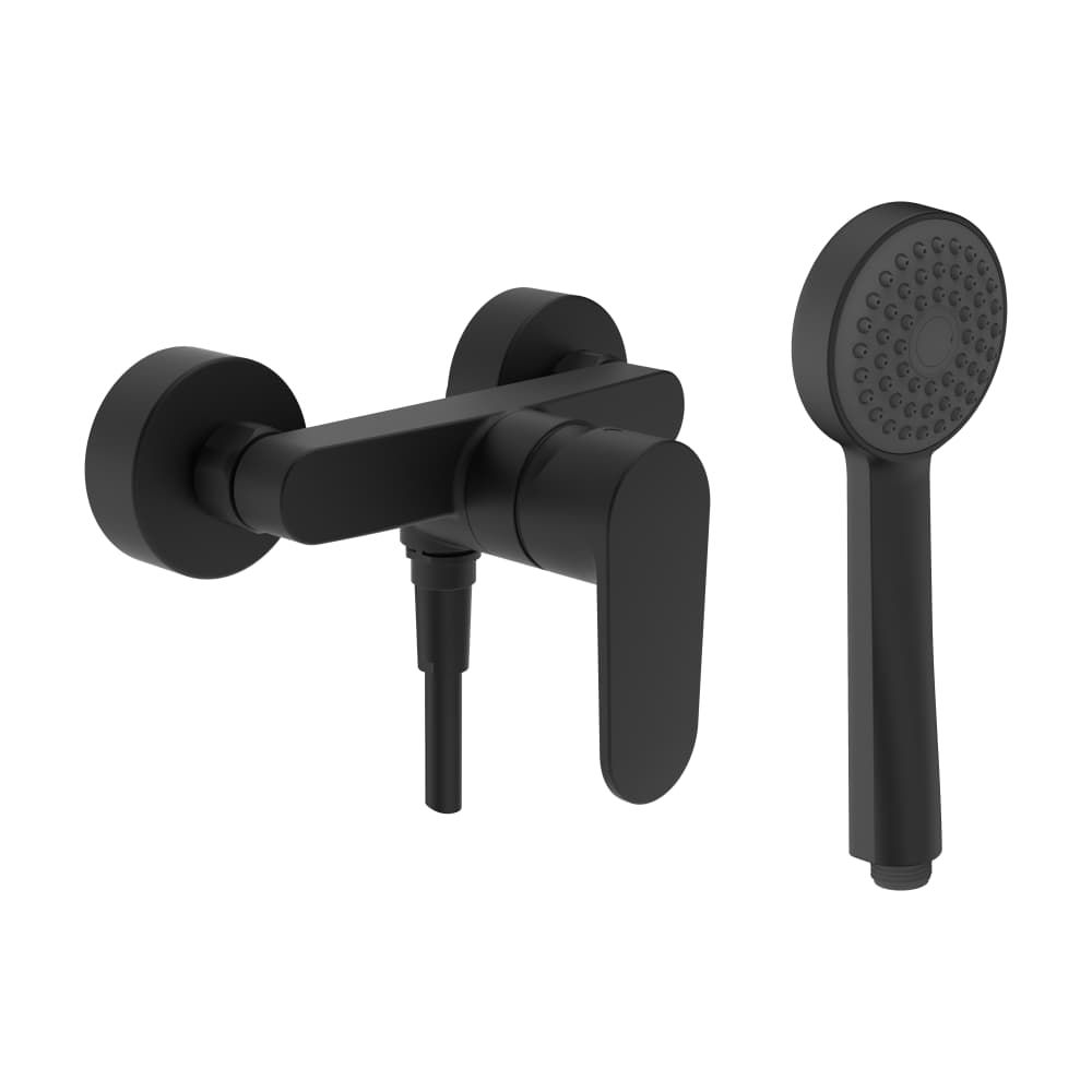 Laufen Pro X Nástenná sprchová batéria s ručnou sprchou, matná čierna HF506950198600