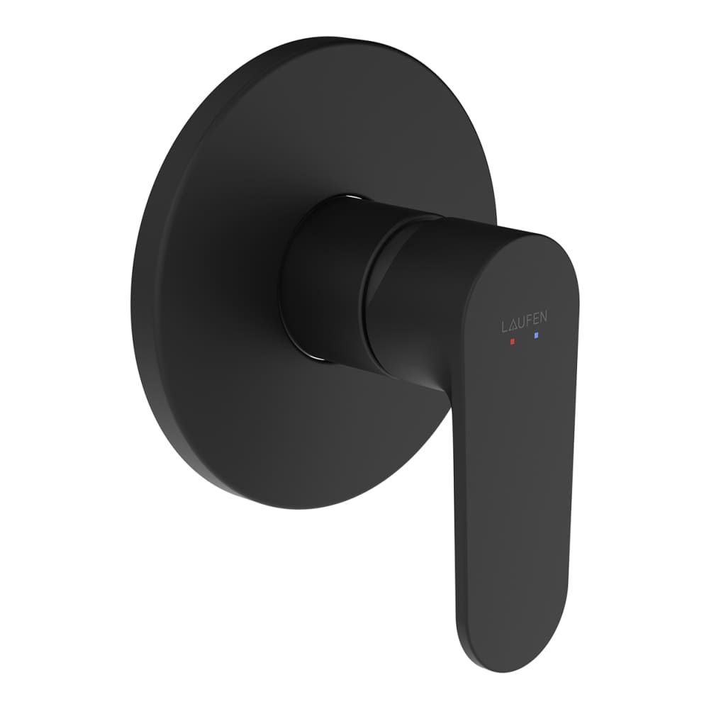 Laufen Pro X Sprchová batéria na montáž pod omietku, bez telesa, matná čierna HF506973198000