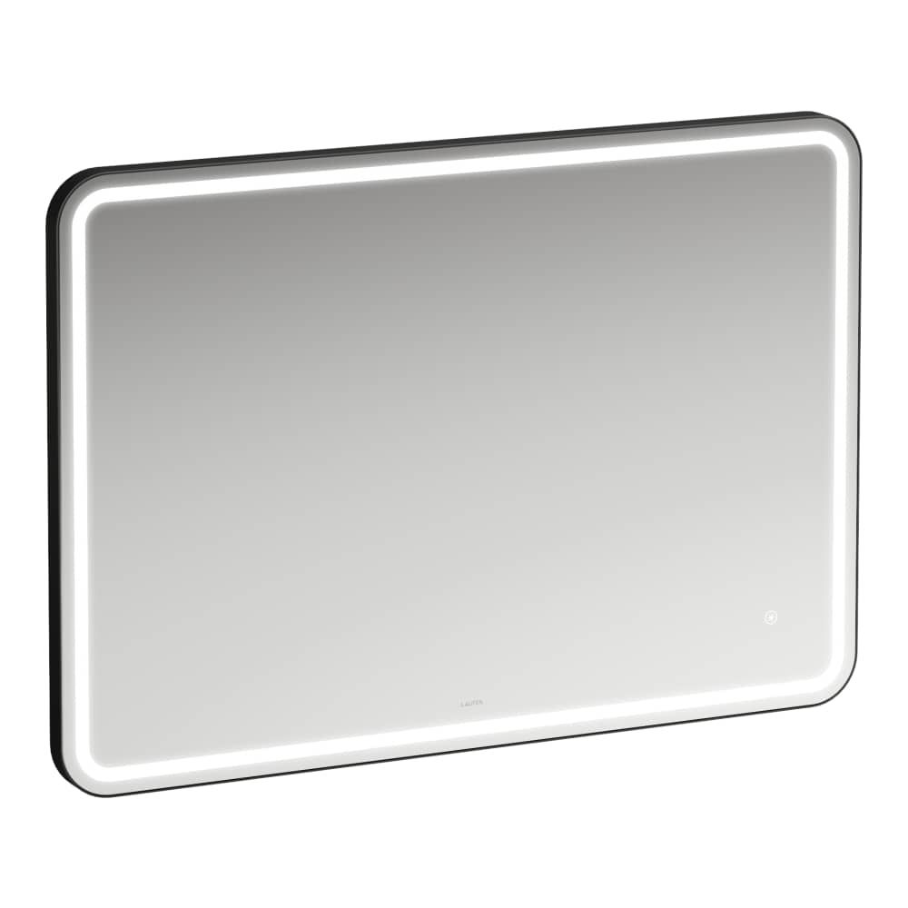Laufen Base 2.0 Zrcadlo 100x70 cm s LED osvětlením, černá mat H4443821084501
