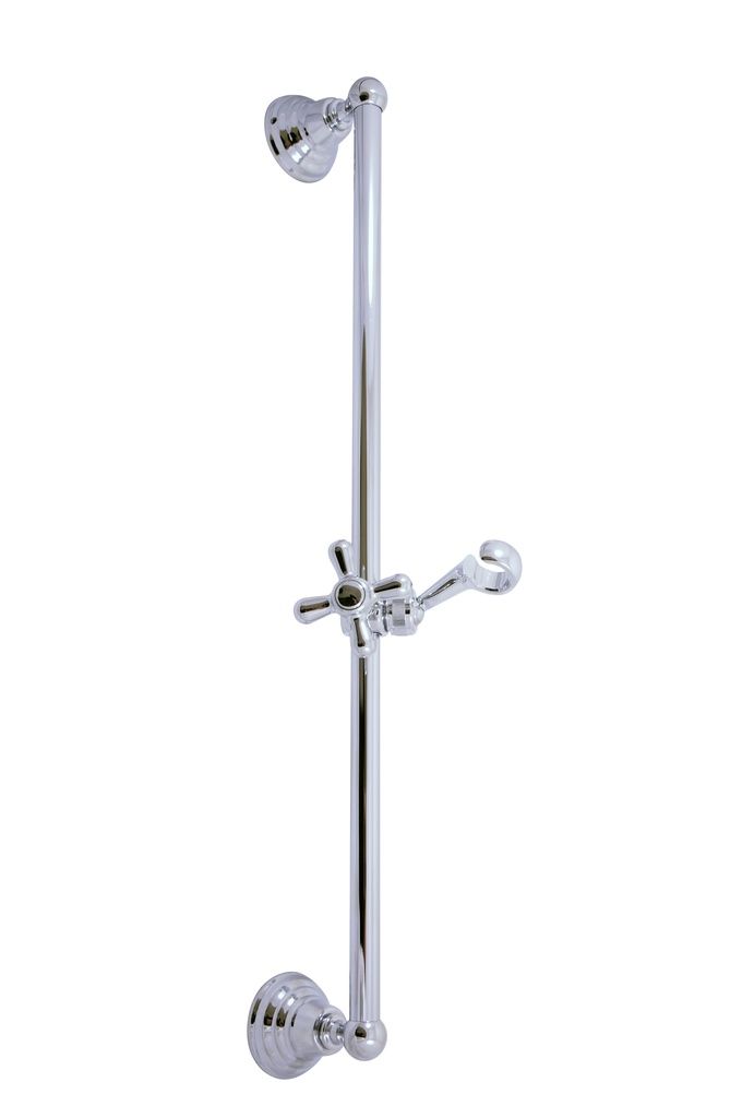 RAV Slezák Morava Sprchová tyč 60 cm s posuvným držiakom, chróm MD0553