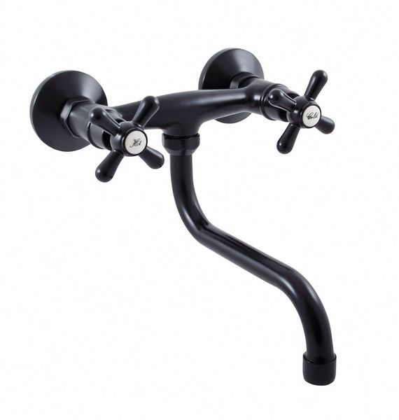 RAV Slezák Morava Drezová/Umývadlová batéria, 18 cm, čierna matná MK101.5/21CMAT