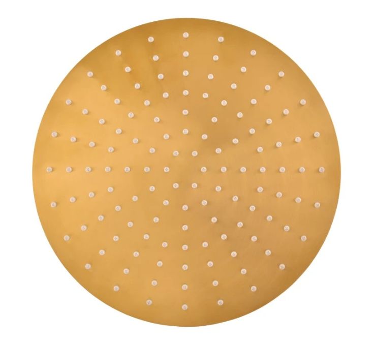 RAV Slezák Hlavová sprcha, priemer 30 cm, zlatá, kartáčovaná KS0001/4ZK
