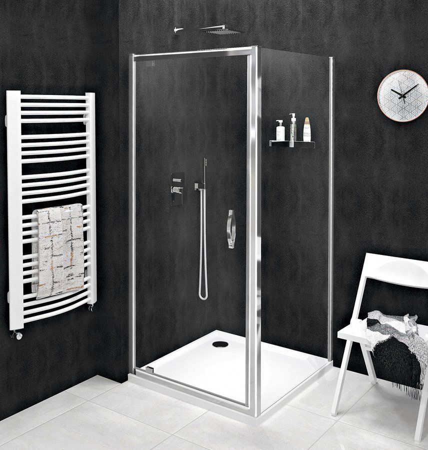 Gelco Sigma Simply Sprchový kút 80x100 cm, L/P, chrom/čiré sklo GS1279GS3110