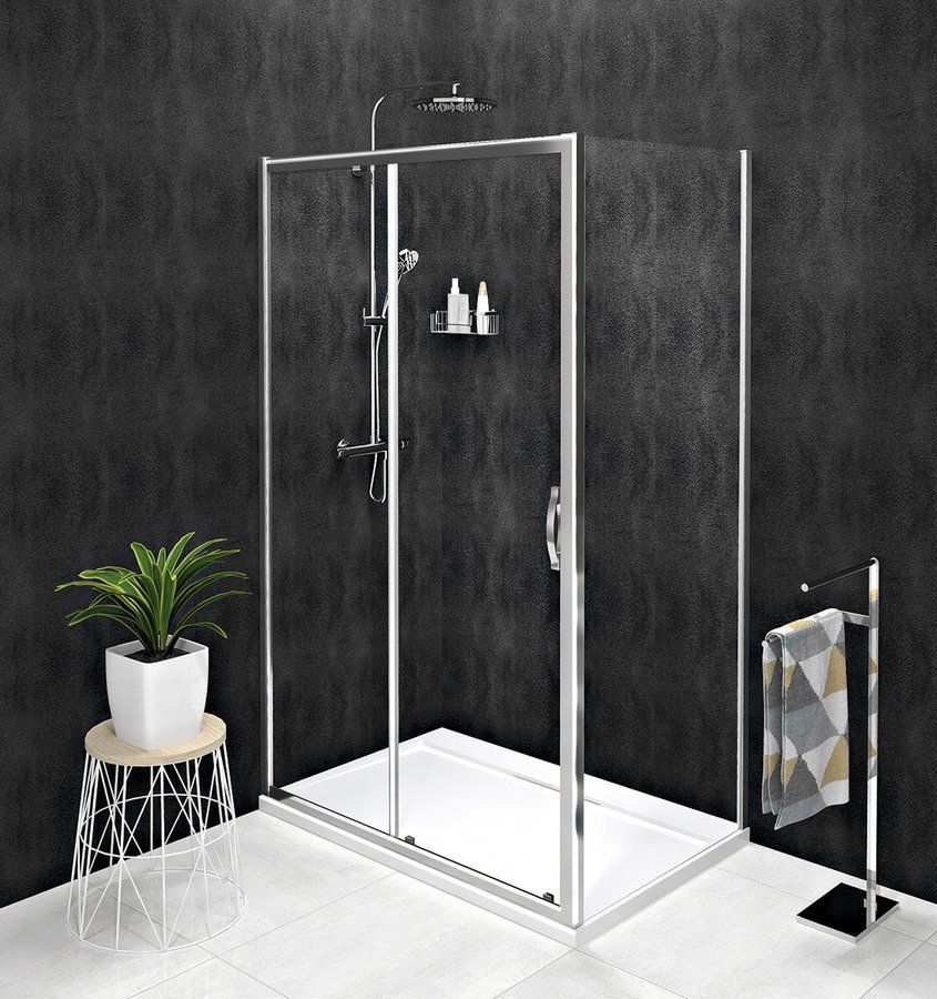 Gelco Sigma Simply Sprchový kút 120x75 cm, L/P, chrom/čiré sklo GS1112GS3175