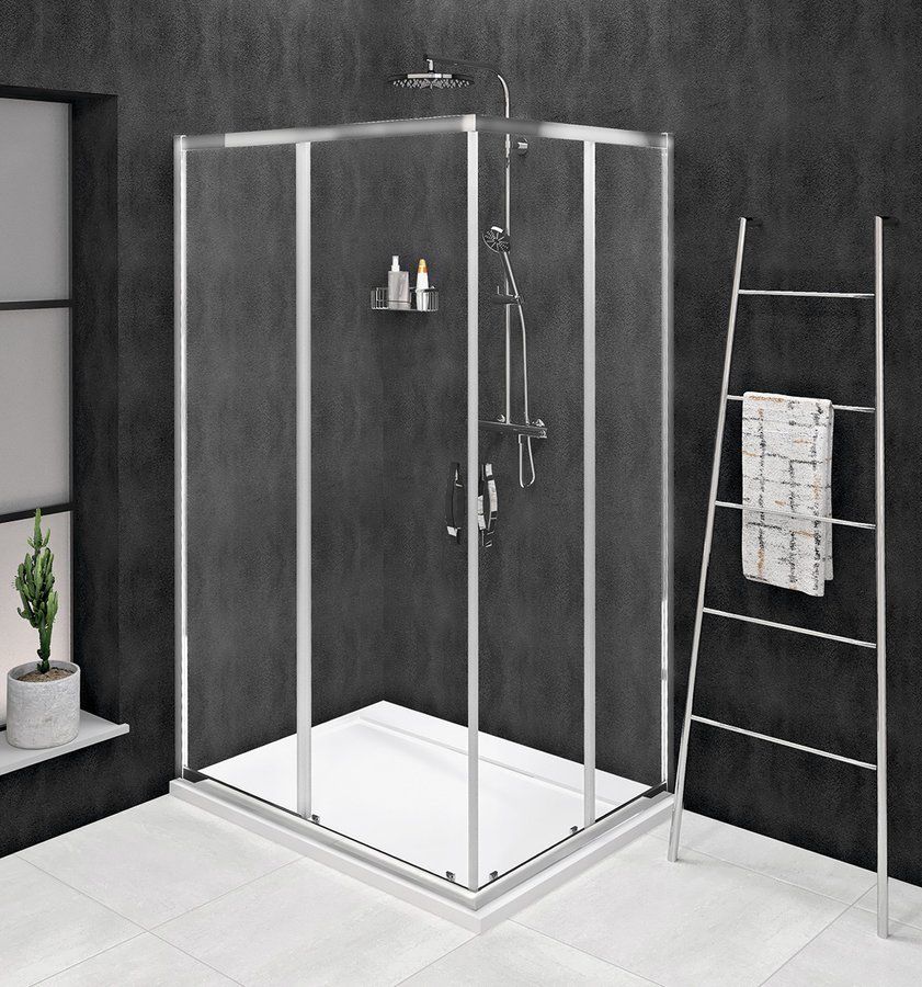 Gelco Sigma Simply Sprchový kút 120x110 cm, L/P, chrom/čiré sklo GS2112-02