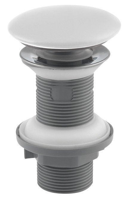 Isvea Umývadlová výpusť 5/4", click-clack, biela matná 38TP0166I
