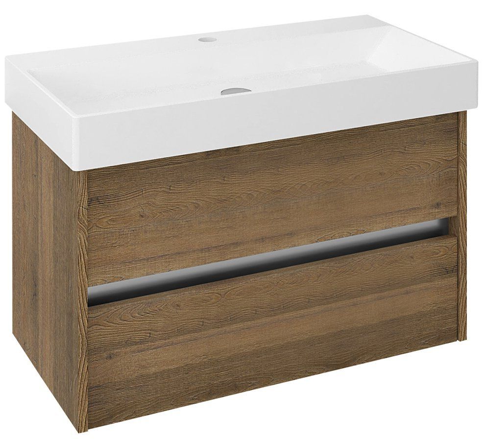 Sapho Nirona Umývadlová skrinka 82x51,5x43 cm, dub sherwood, NR085-1515