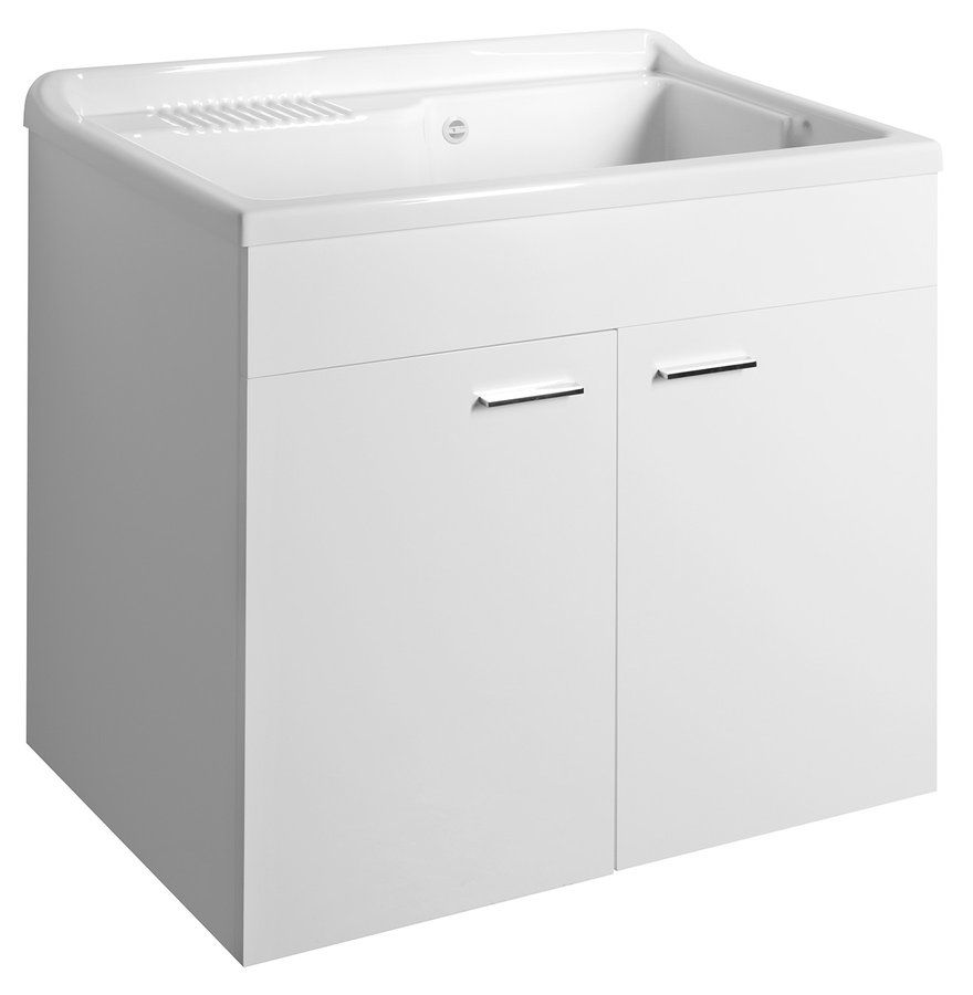 Aqualine Skrinka pod umývadlo 78 x 70 x 48 cm, biela 57036