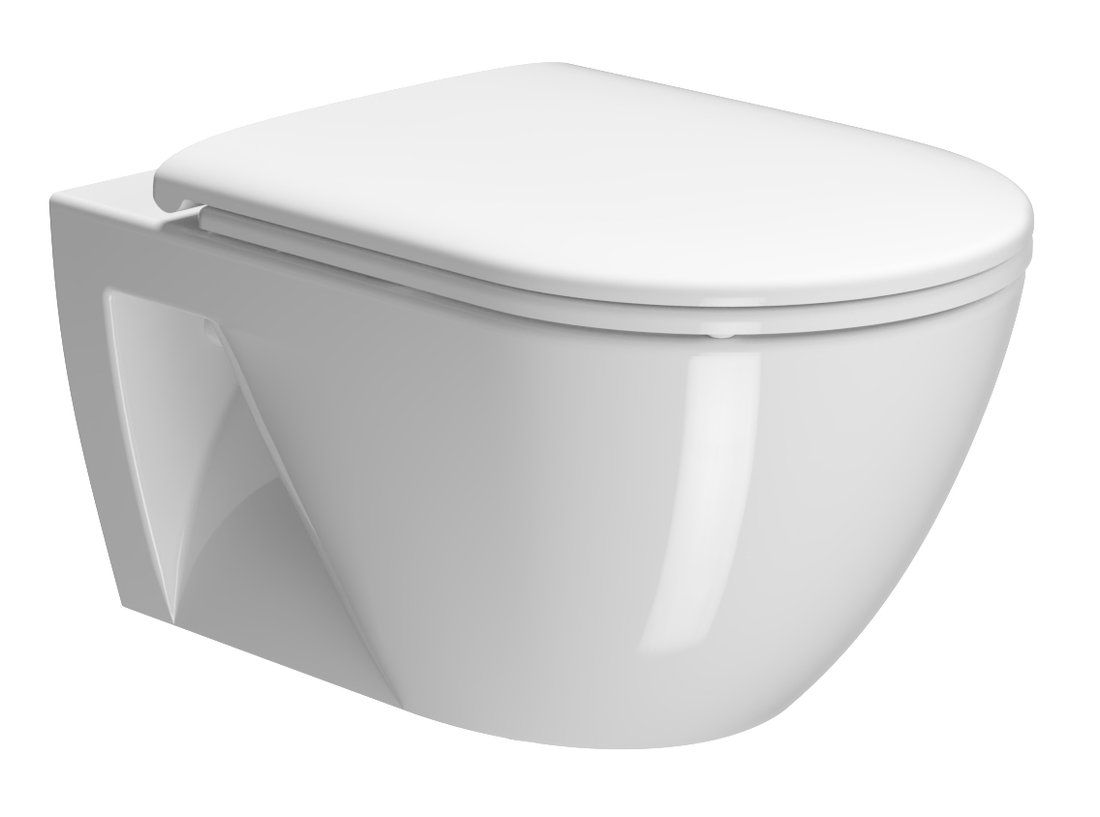 GSI Pura Swirlflush WC 36 x 55 cm, biela ExtraGlaze 880711