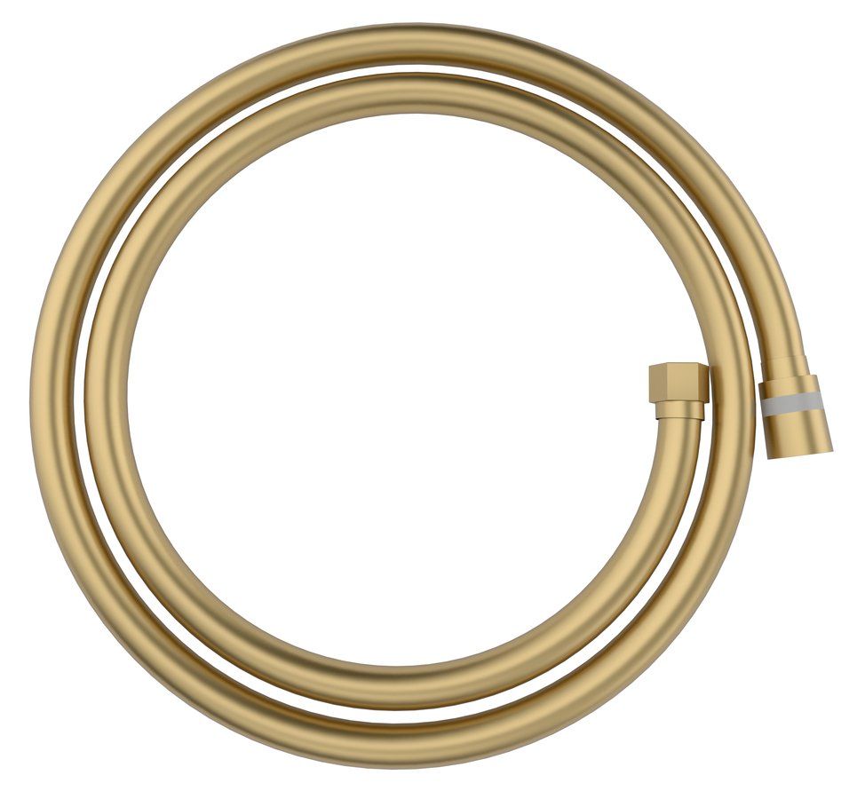 Sapho SoftFlex Sprchová hadica plastová 150 cm, matná zlatá 1208-19