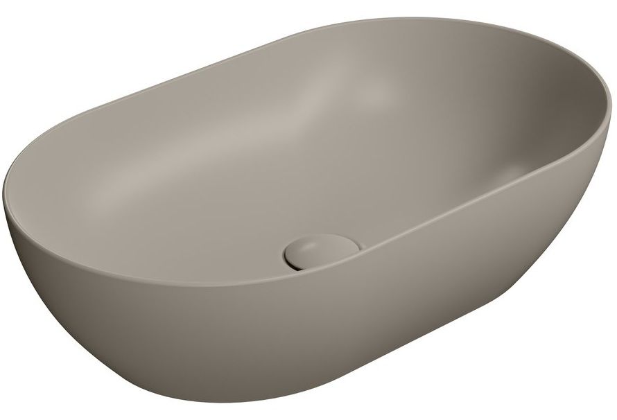 GSI Pura Umyvadlo na desku 60x37 cm, tortora mat 883405