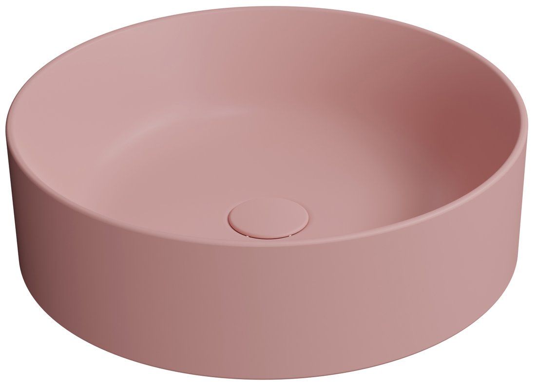 GSI Kube X Kulatá umyvadlová mísa 45cm, blush mat 942724