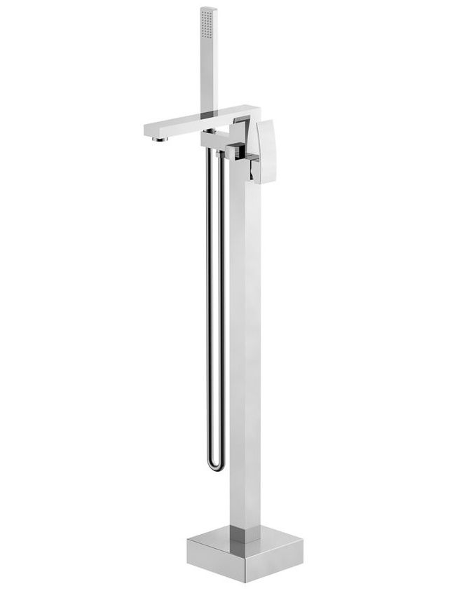 Sapho Ginko Volně stojící vanová baterie 108 cm se sprchou, chrom 1101-24