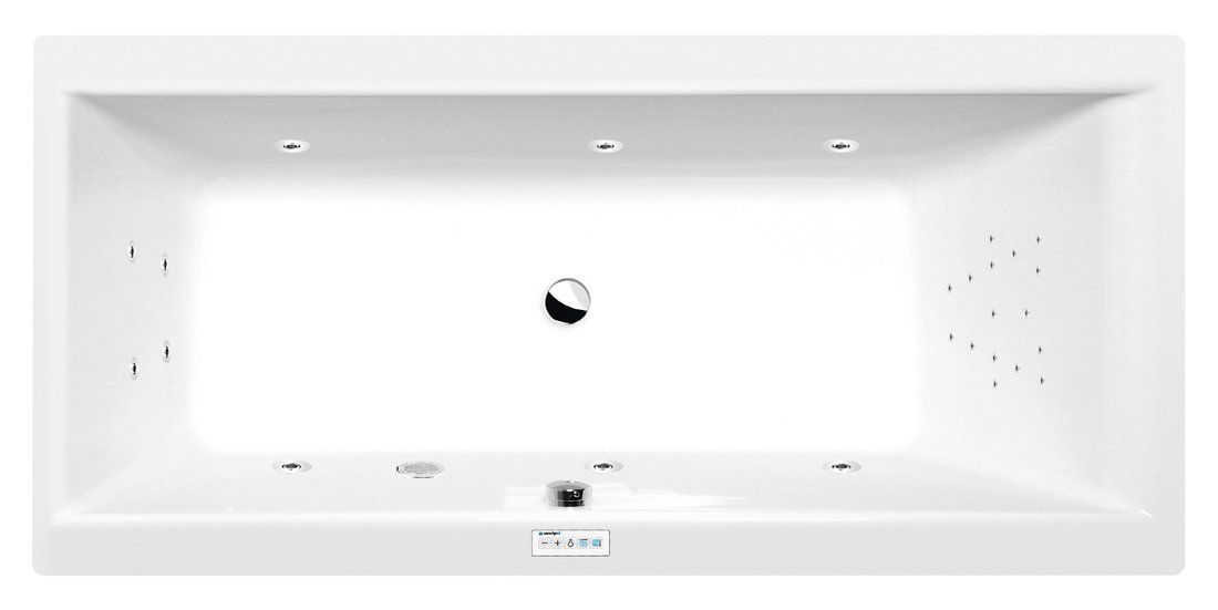 Polysan Cleo Hydromasážna vaňa 160x70x48 cm, Highline Hydro, biela 73611.5010