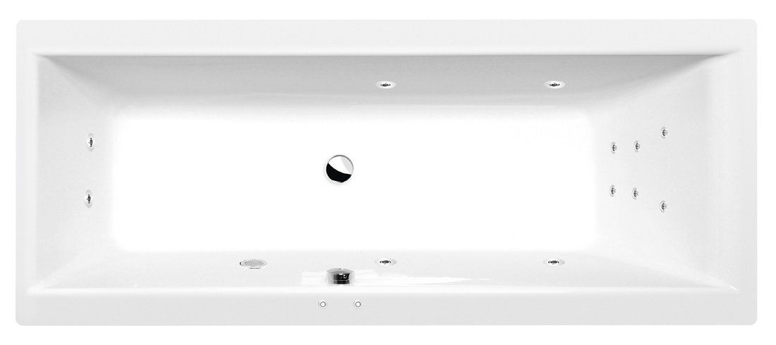 Polysan Cleo Hydromasážna vaňa 170x70x48 cm, Attraction Hydro-Air, biela 74611.4010