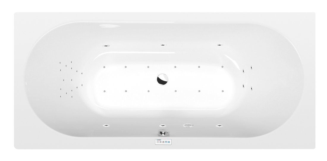 Polysan Viva B Hydromasážna vaňa 185x80x47 cm, Highline Hydro-Air, biela 71968.6010
