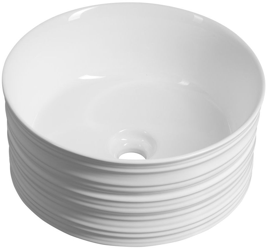 Sapho Alette Okrúhle umývadlo 41 cm, biele AR459