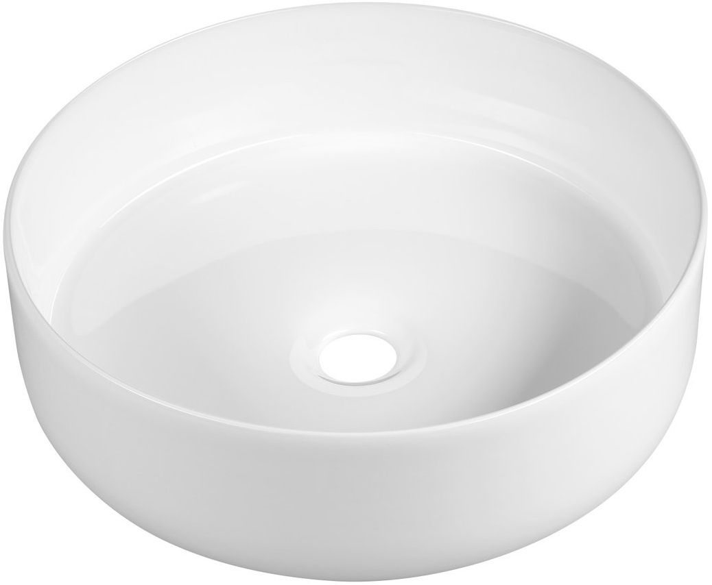 Sapho Fiastra Okrúhle umývadlo 40 cm, biela FT801
