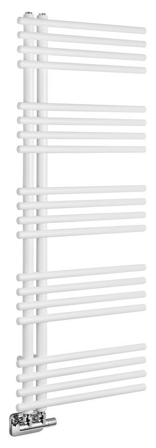 Sapho Nympha LLN125W Radiátor kombinovaný, 50x125 cm, bílá mat
