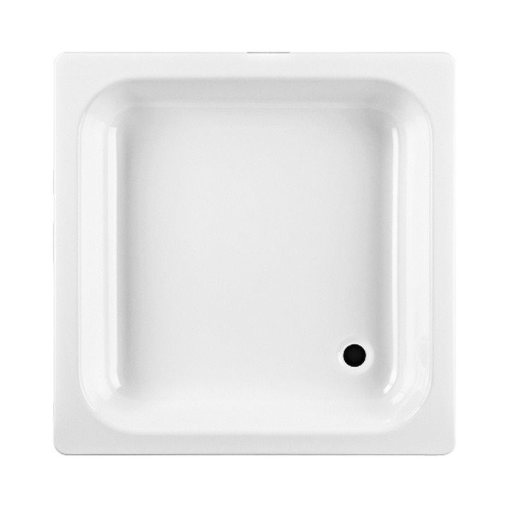 Jika Sofia Oceľová vaňa 80x80 cm, AntiSlip, biela H2140800000111
