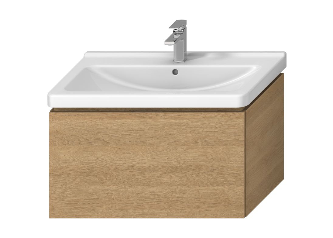Jika Cubito Pure Skrinka s umývadlom 85 cm dub