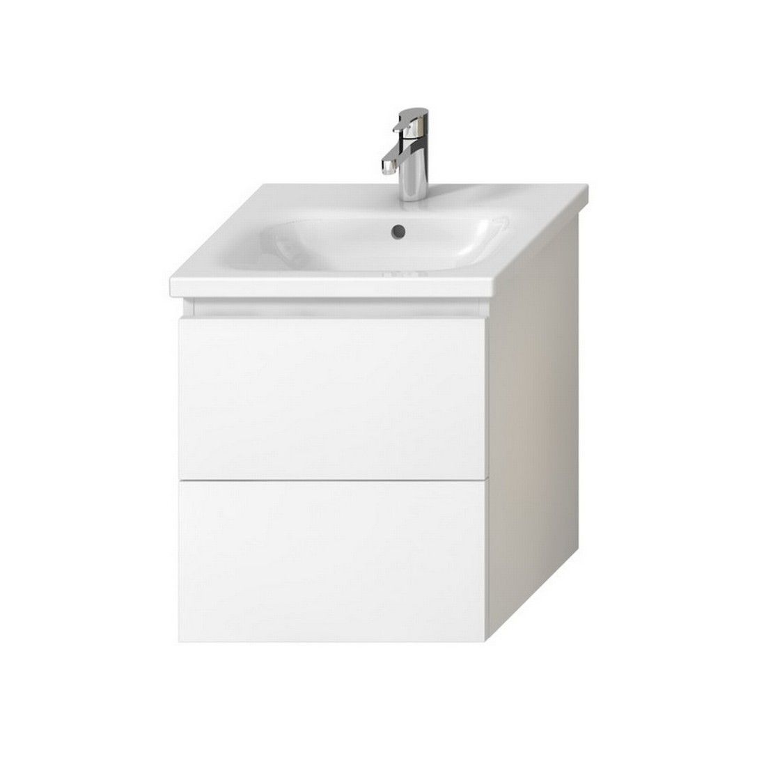 Jika Mio Skrinka + umývadlo 60 cm, biela lesklá