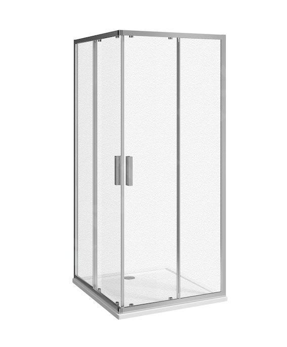 Jika Nion Sprchový kút 80x80 cm, strieborný/sklo arctic H2512N10026661