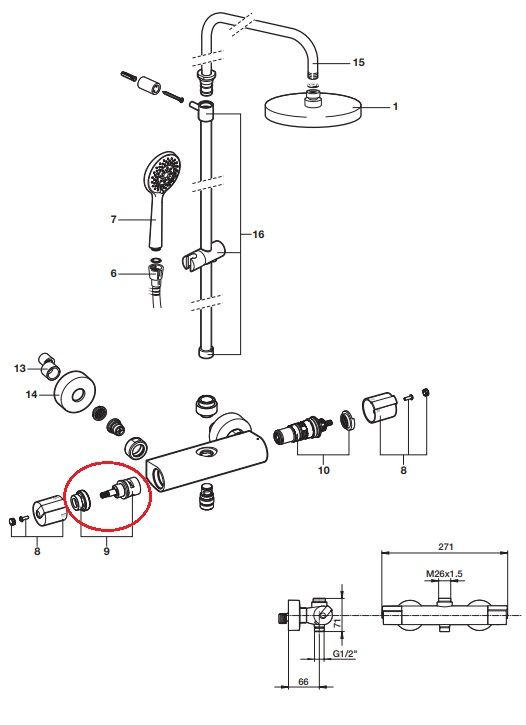 Laufen Náhradná kazeta QRF0000JI000357