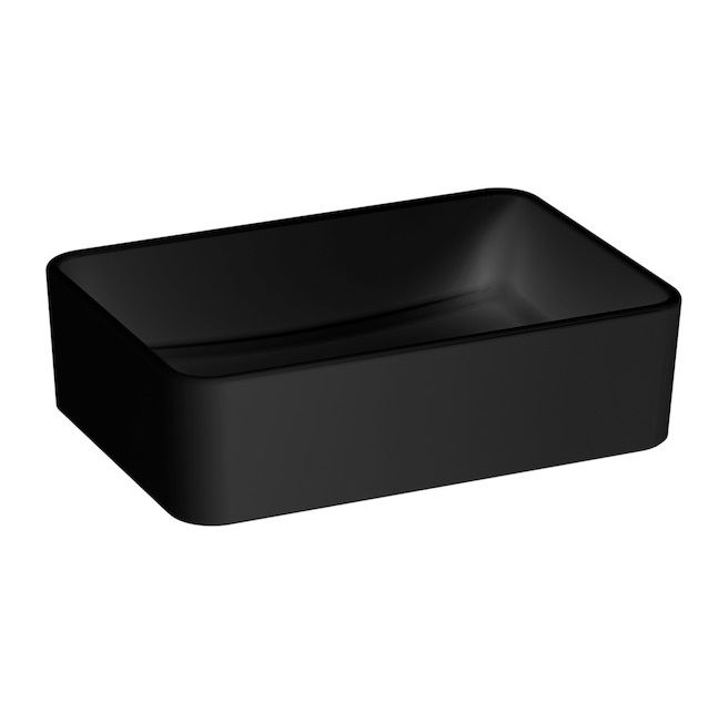 Jika Cubito Pure Umývadlo 50 x 35 cm, čierne matné H8184237161121