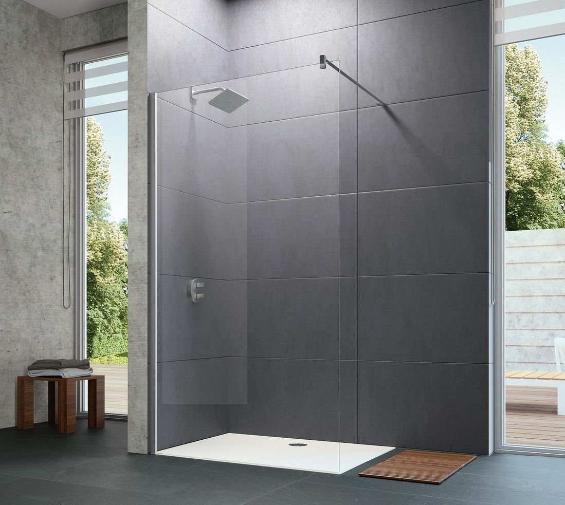 EBS Trend New Walk-In 120 cm, stříbrná TRENDW120S