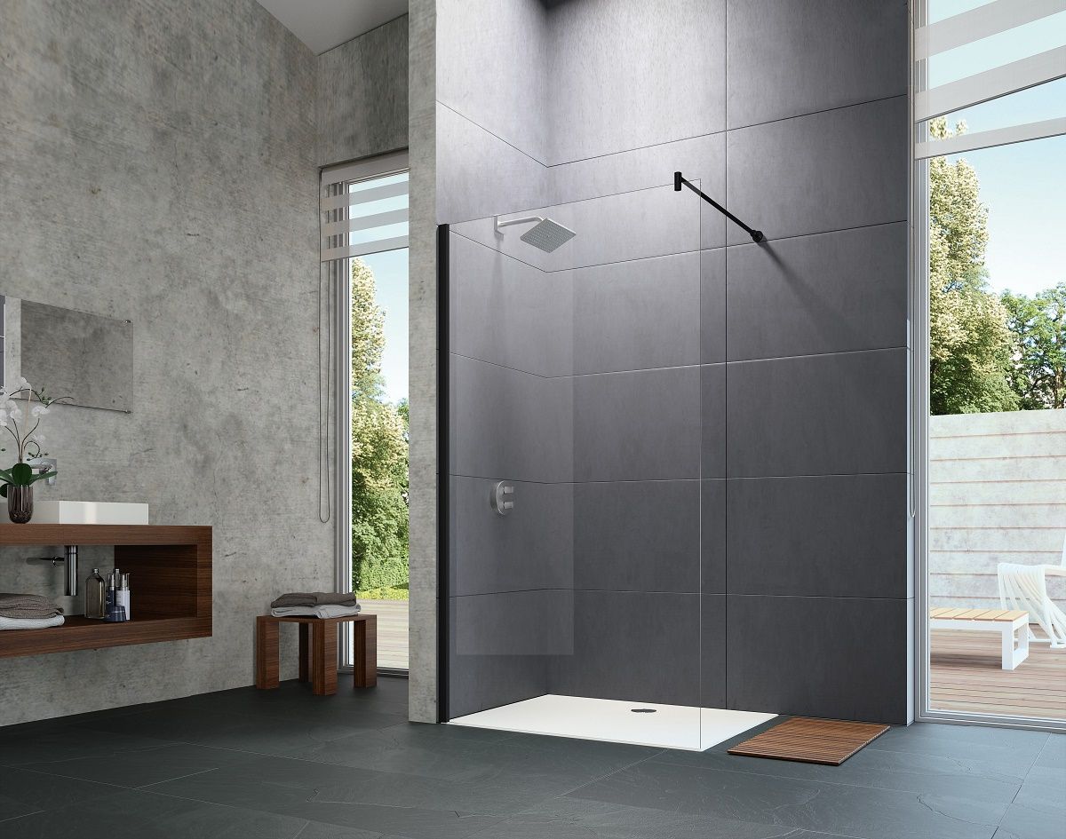 EBS Trend New Walk-In 80 cm, černá TRENDW80B